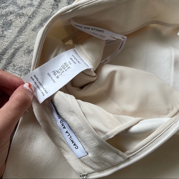 Camilla and Marc Ivory Tie Front Pants - Picture 7 of 7